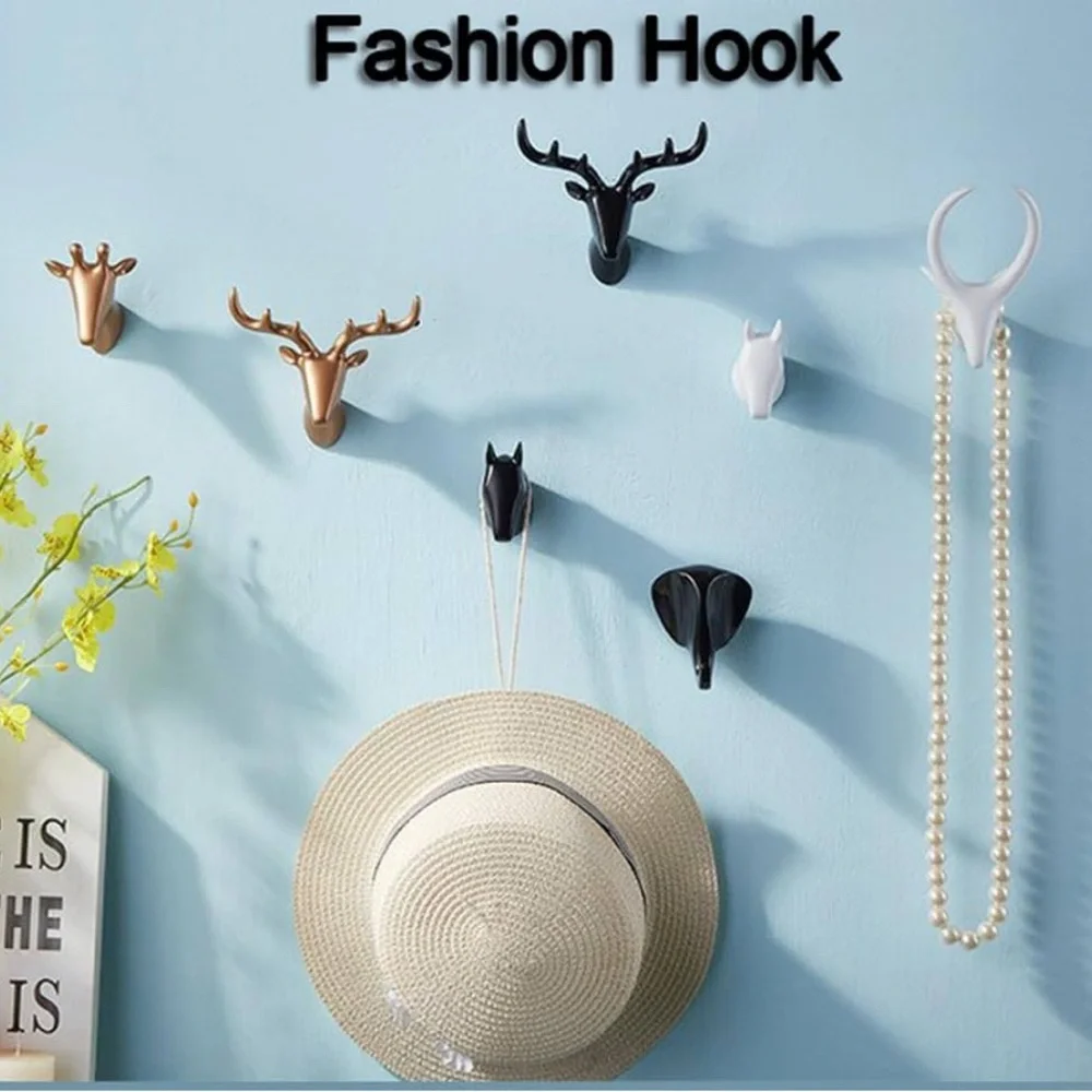 BBAUER Resin Coat Rack Wall Mount, Animal Heavy Duty Decorative Coat Rack